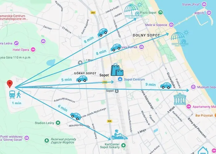 Kwatera prywatna Elk - 5 Minutes To Molo & Seaside *